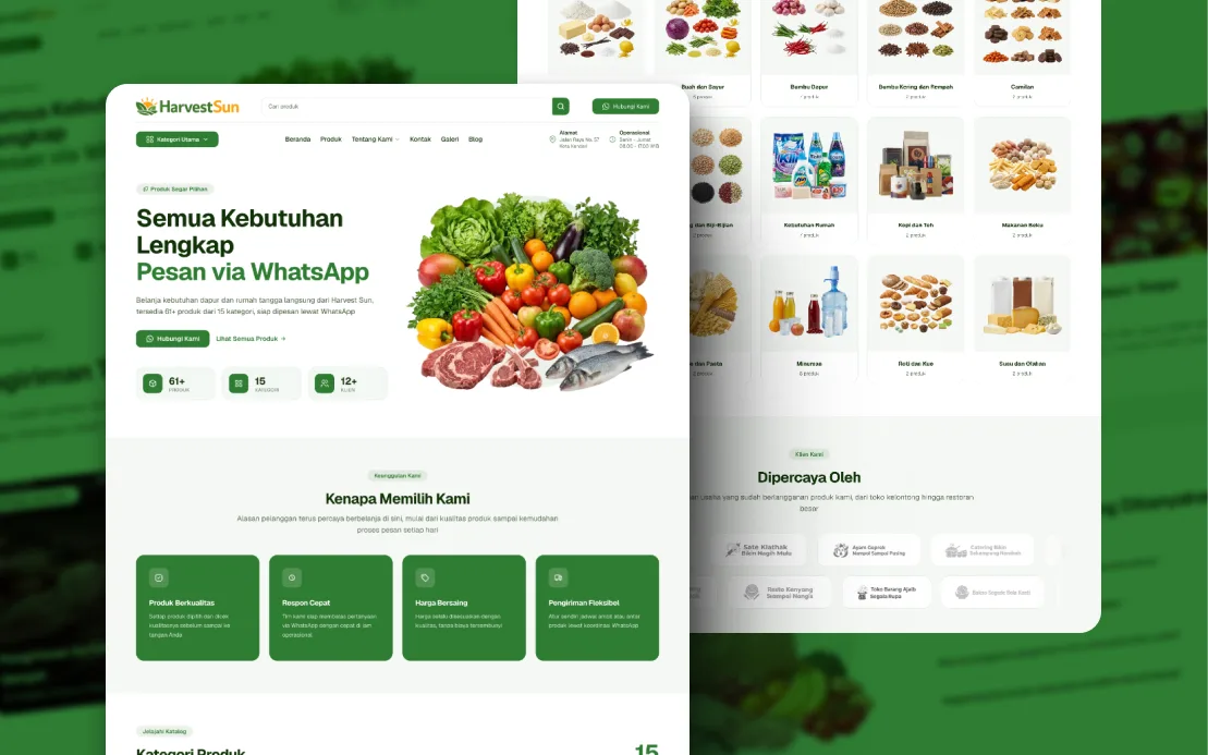 Harvest Sun: White-Label E-Catalog Platform Harvest Sun: White-Label E-Catalog Platform