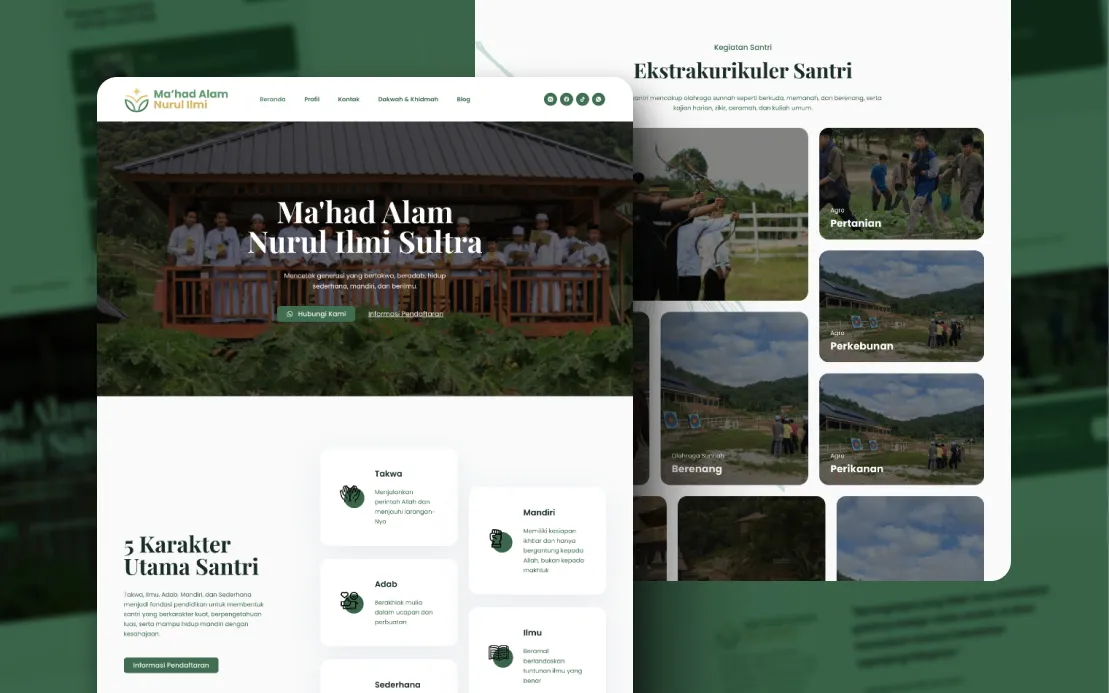 Mahad Nurul Ilmi: Islamic Education Website Mahad Nurul Ilmi: Islamic Education Website