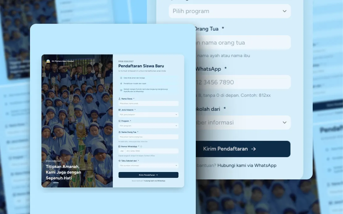 Mutiara Islam App: PPDB Registration & Admin System Mutiara Islam App: PPDB Registration & Admin System
