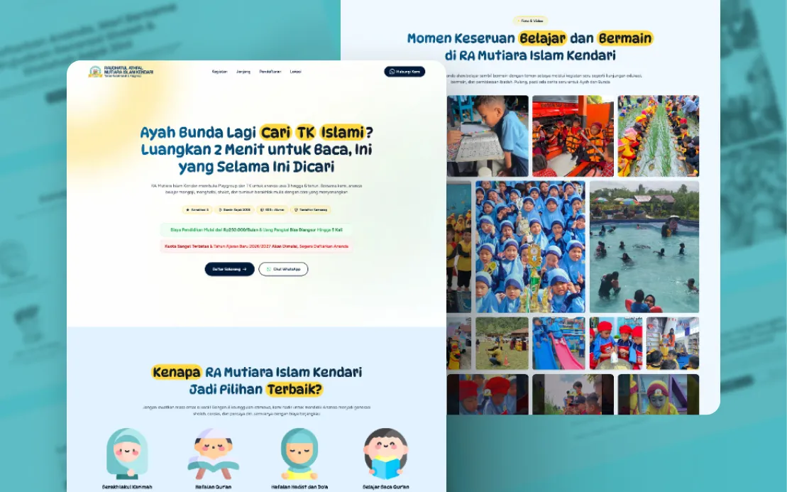 RA Mutiara Islam Kendari: PPDB Landing Page RA Mutiara Islam Kendari: PPDB Landing Page