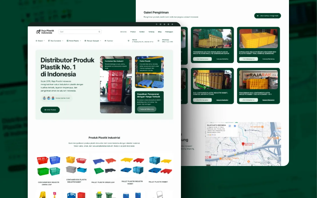 Raja Plastik Indonesia: Product Catalog Website Raja Plastik Indonesia: Product Catalog Website