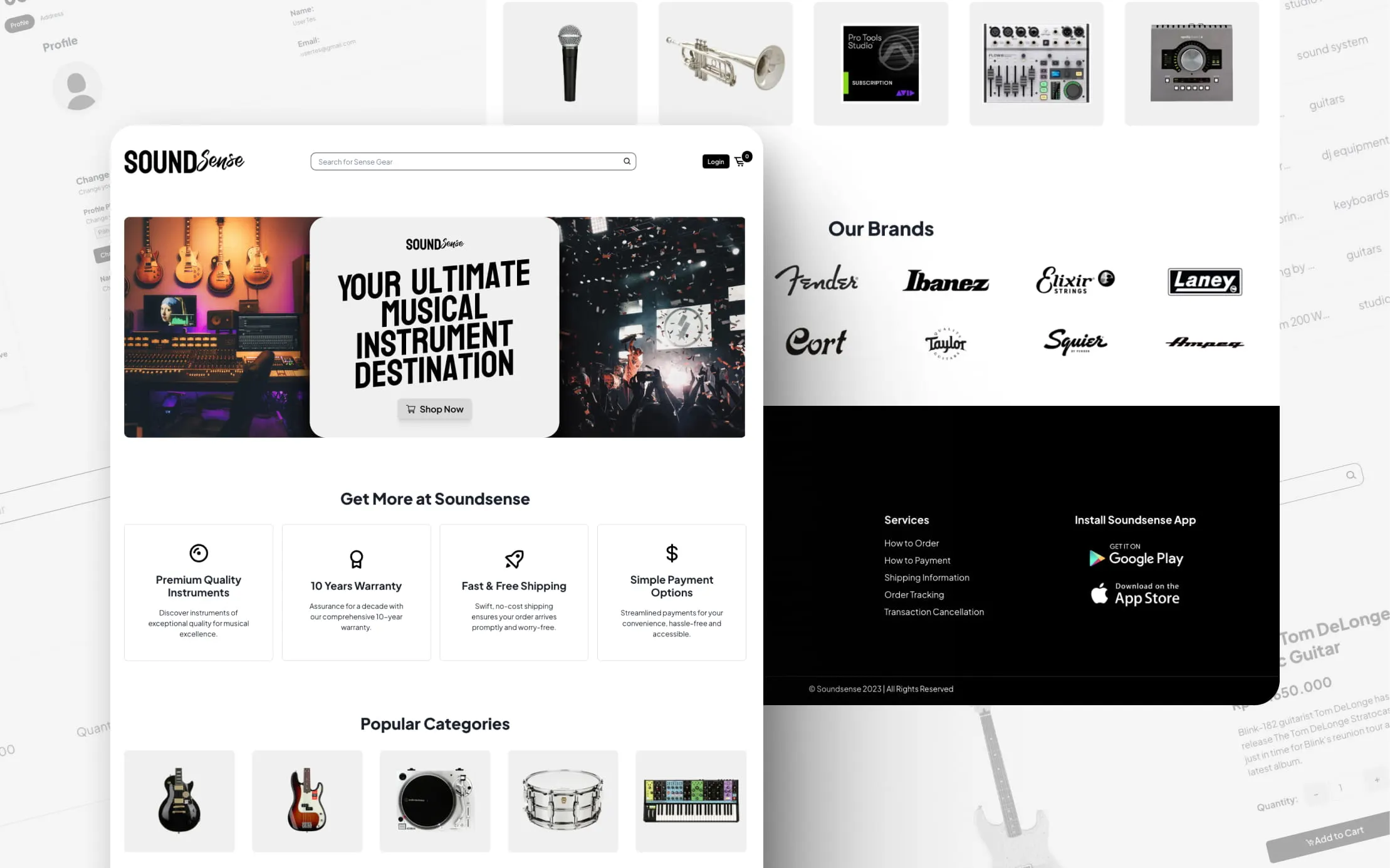 Soundsense: Music E-Commerce Web Application Soundsense: Music E-Commerce Web Application